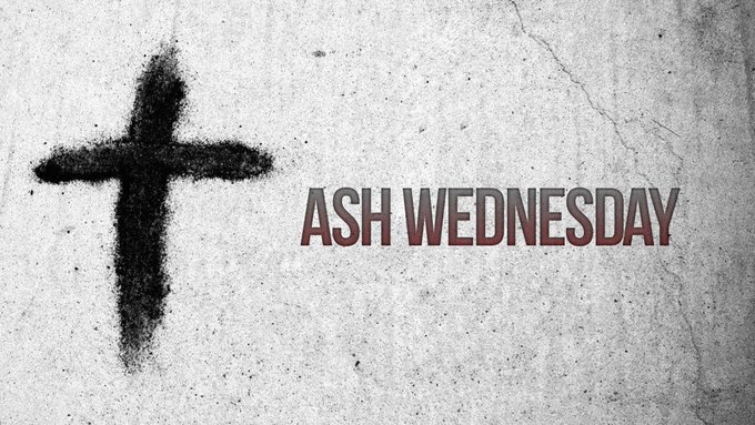 Sign Ash Wednesday with Cross